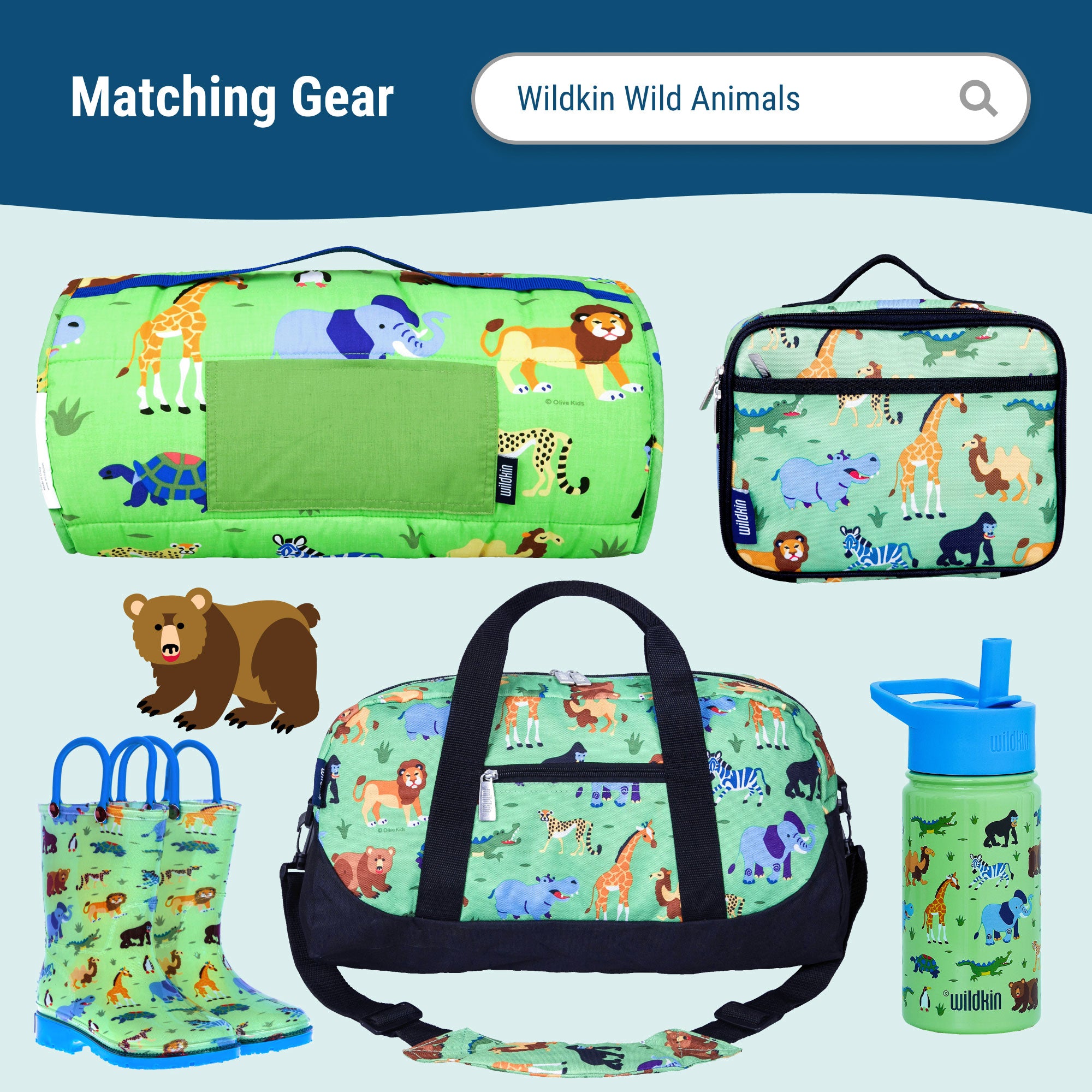 Wildkin Rodeo Backpack Wild Animals Backpack – Wildkin