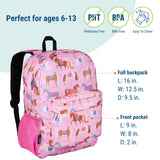 Horses 16 Inch Backpack
