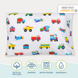 Trains, Planes & Trucks 100% Cotton Pillowcase - Standard