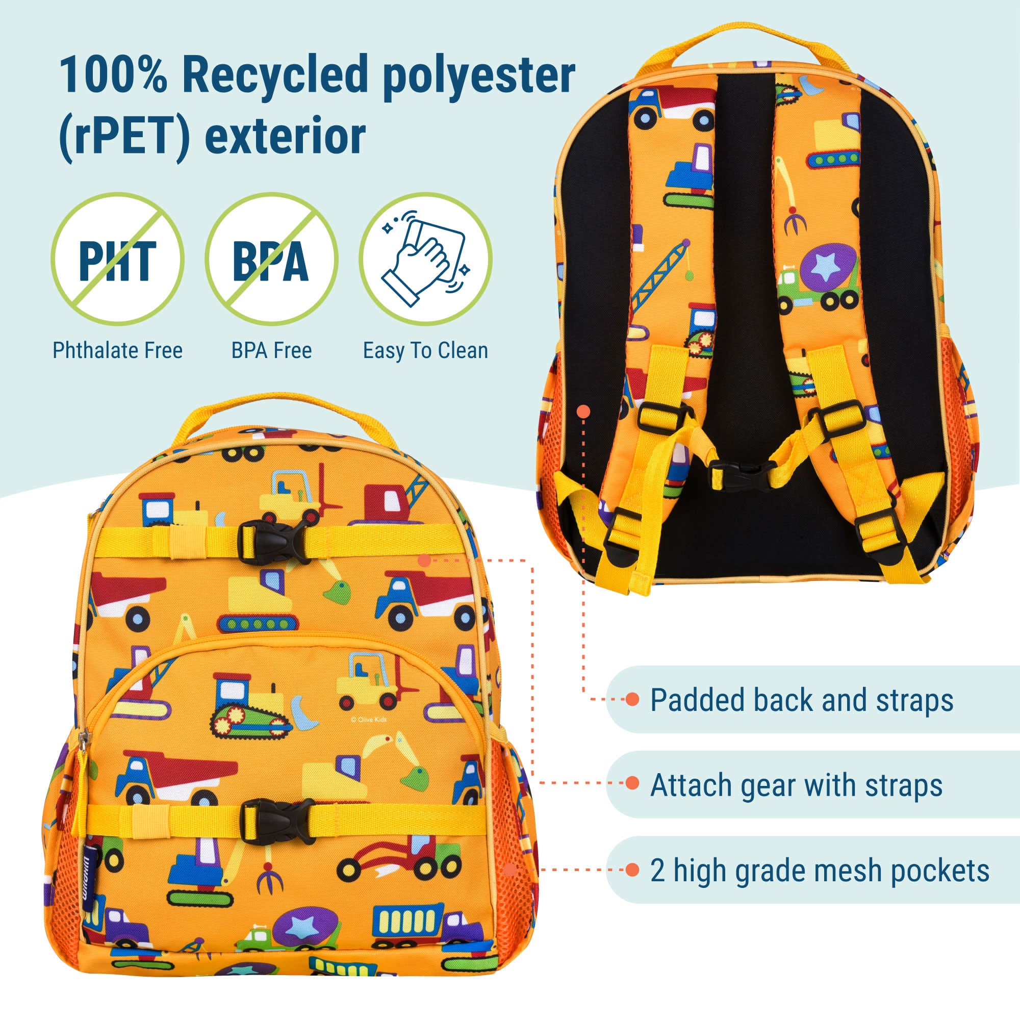 Under Construction ECO rPET Next Gen Backpack - 15 Inch / 12L