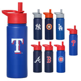 Texas Rangers™ 18 oz Steel Water Bottle