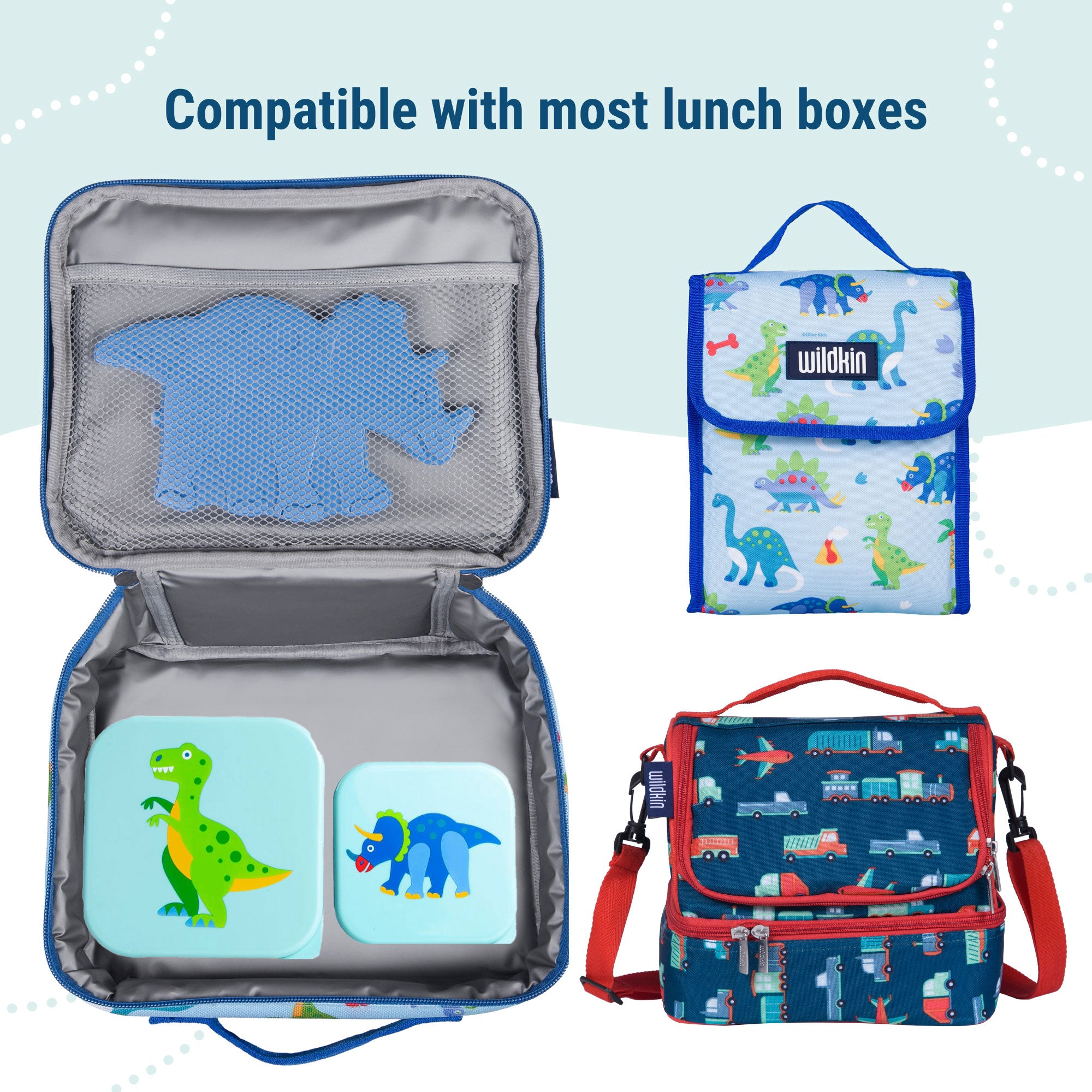 Dinosaur Land Nested Snack Containers