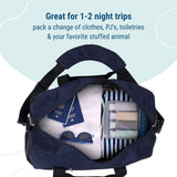 Whale Blue Overnighter Duffel Bag