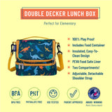 Jurassic Dinosaurs Two Compartment Lunch Bag