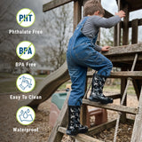Black Camo Rubber Rainboots