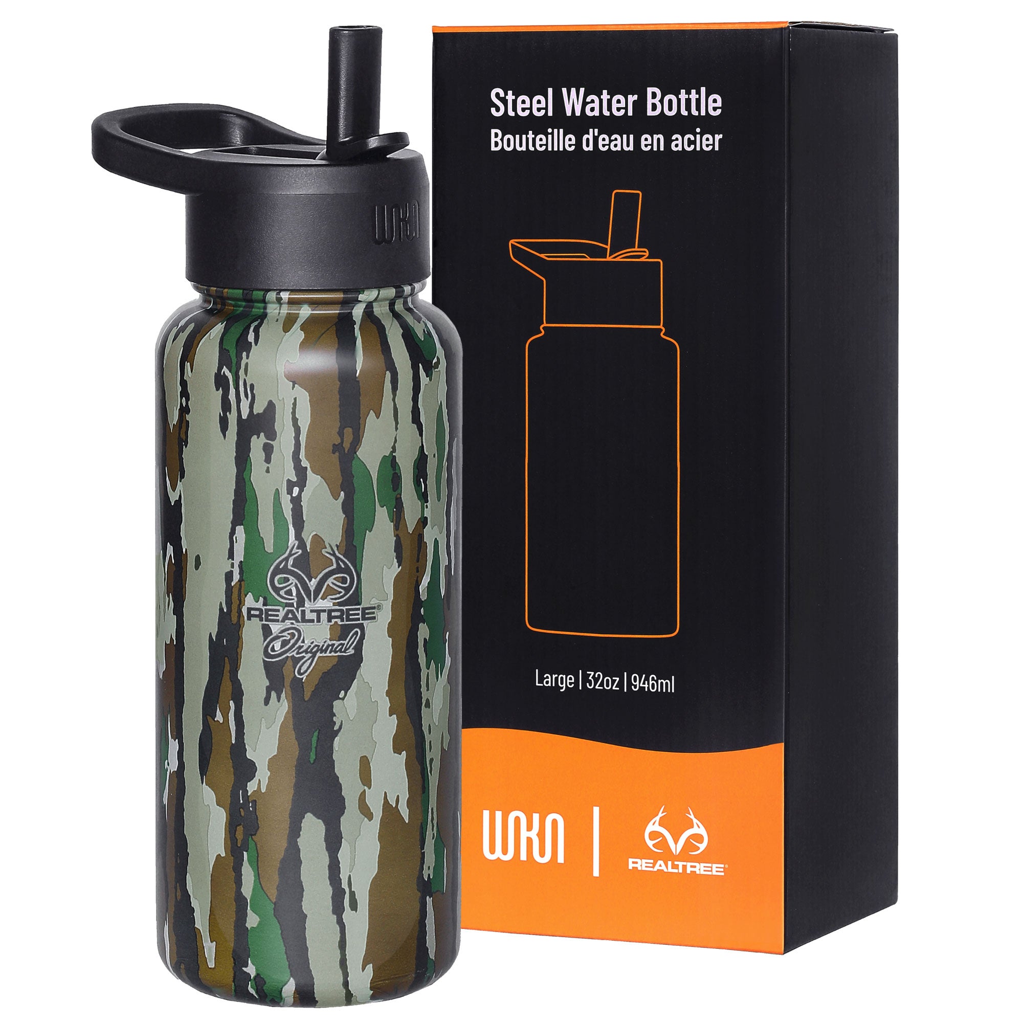 Realtree Original Steel Water Bottle