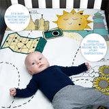 100% Cotton Fitted Crib Sheet - Road Trip