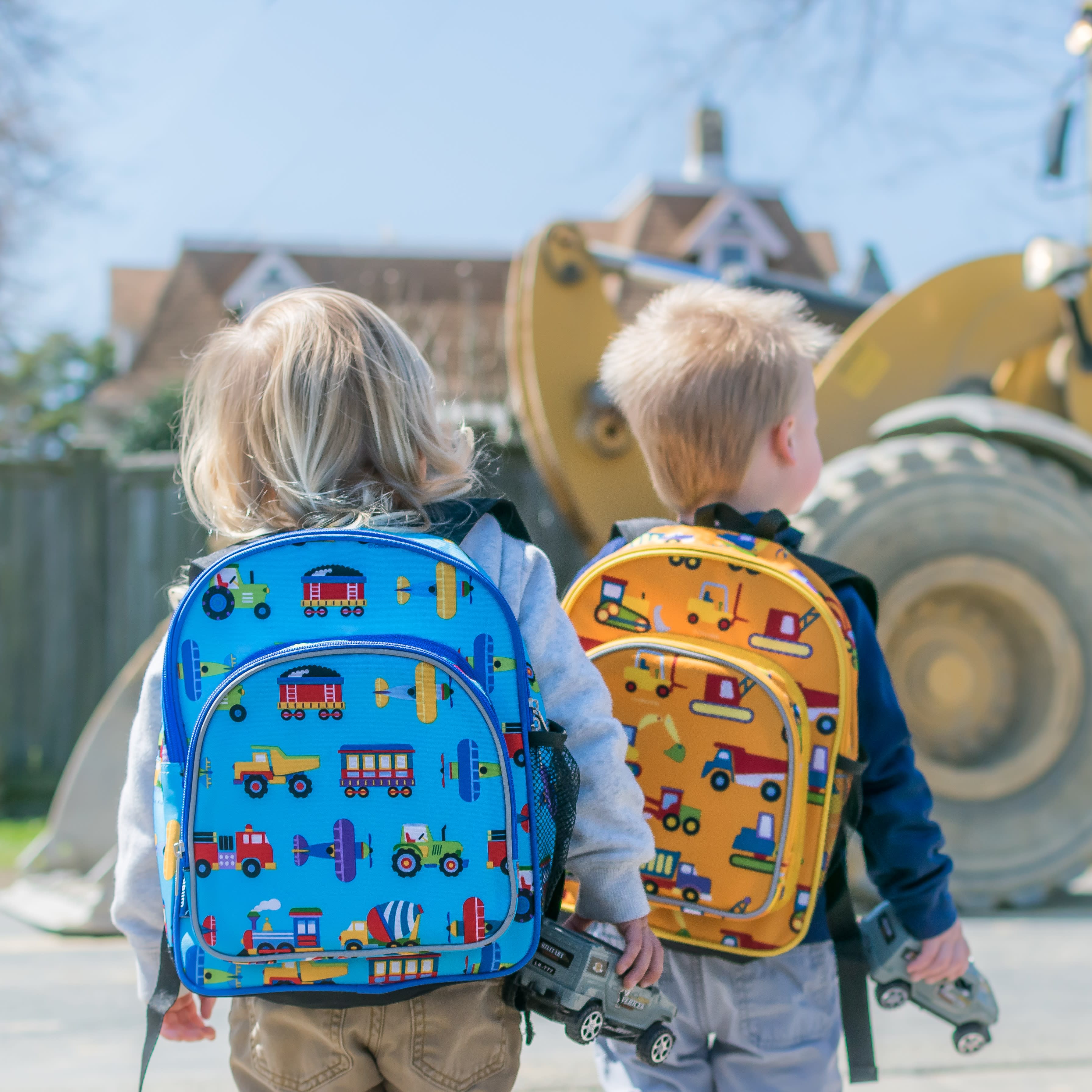 Trains, Planes & Trucks 12 Inch Backpack