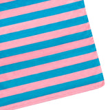 Pink Stripes Plush Baby Blanket
