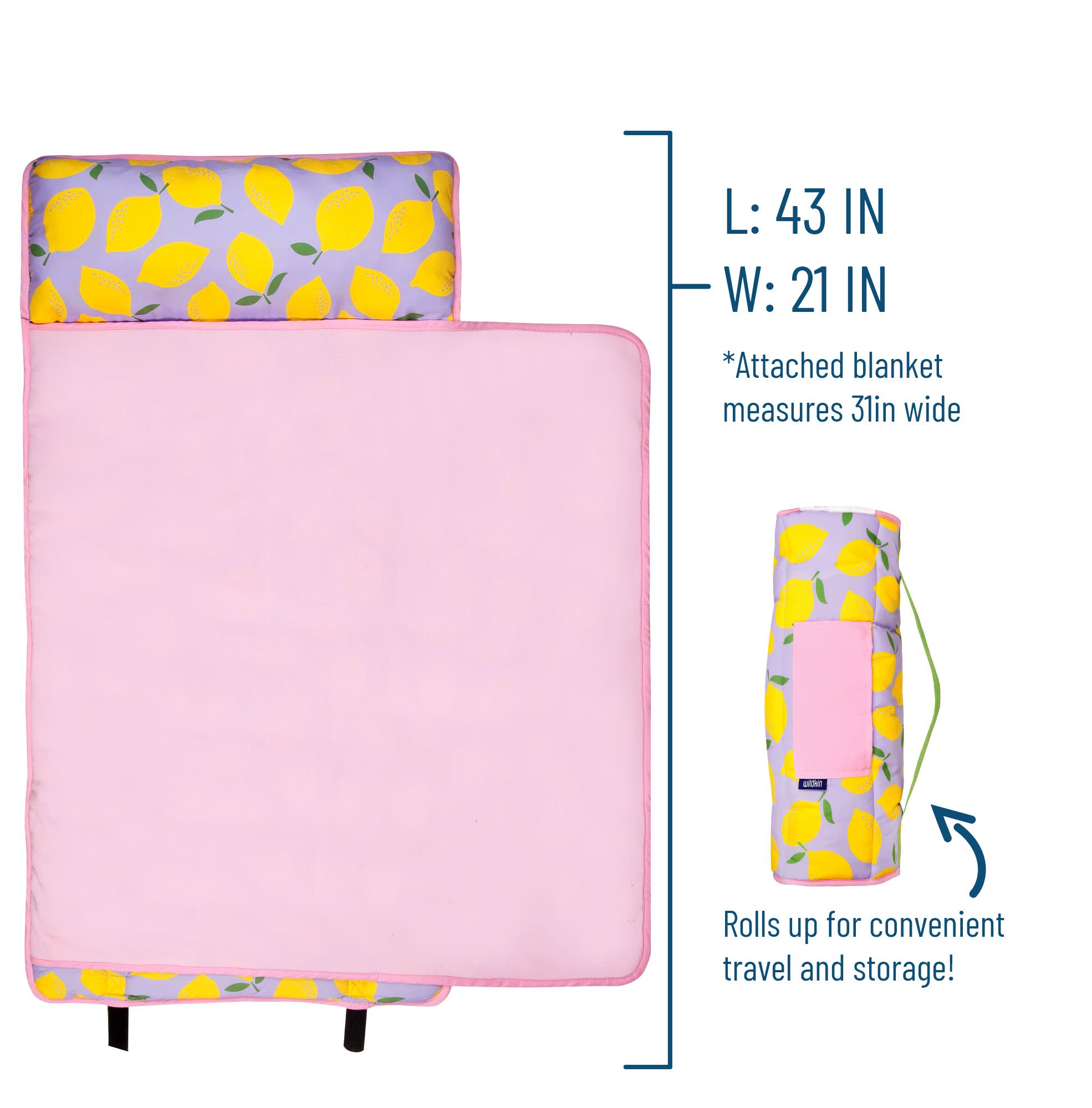 Lilac Lemonade Microfiber Toddler Nap Mat