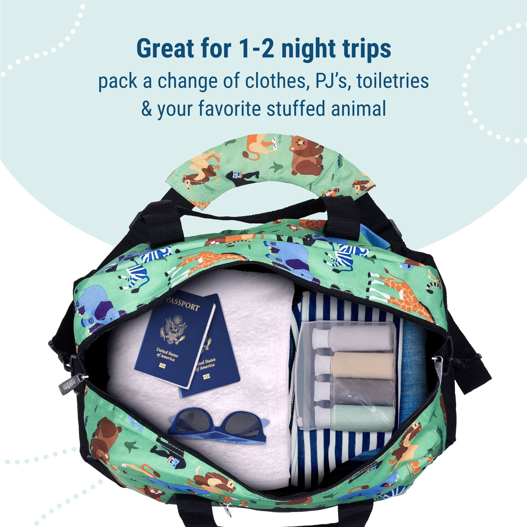 Wild Animals Overnighter Duffel Bag