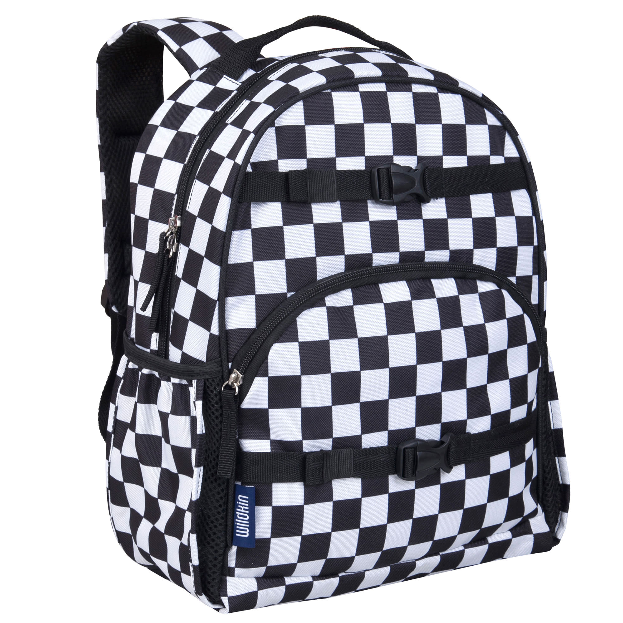 Black and White Checkered ECO rPET Next Gen Backpack - 15 Inch / 12L