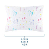 Unicorn 100% Cotton Percale Pillow Cases - 2 pack