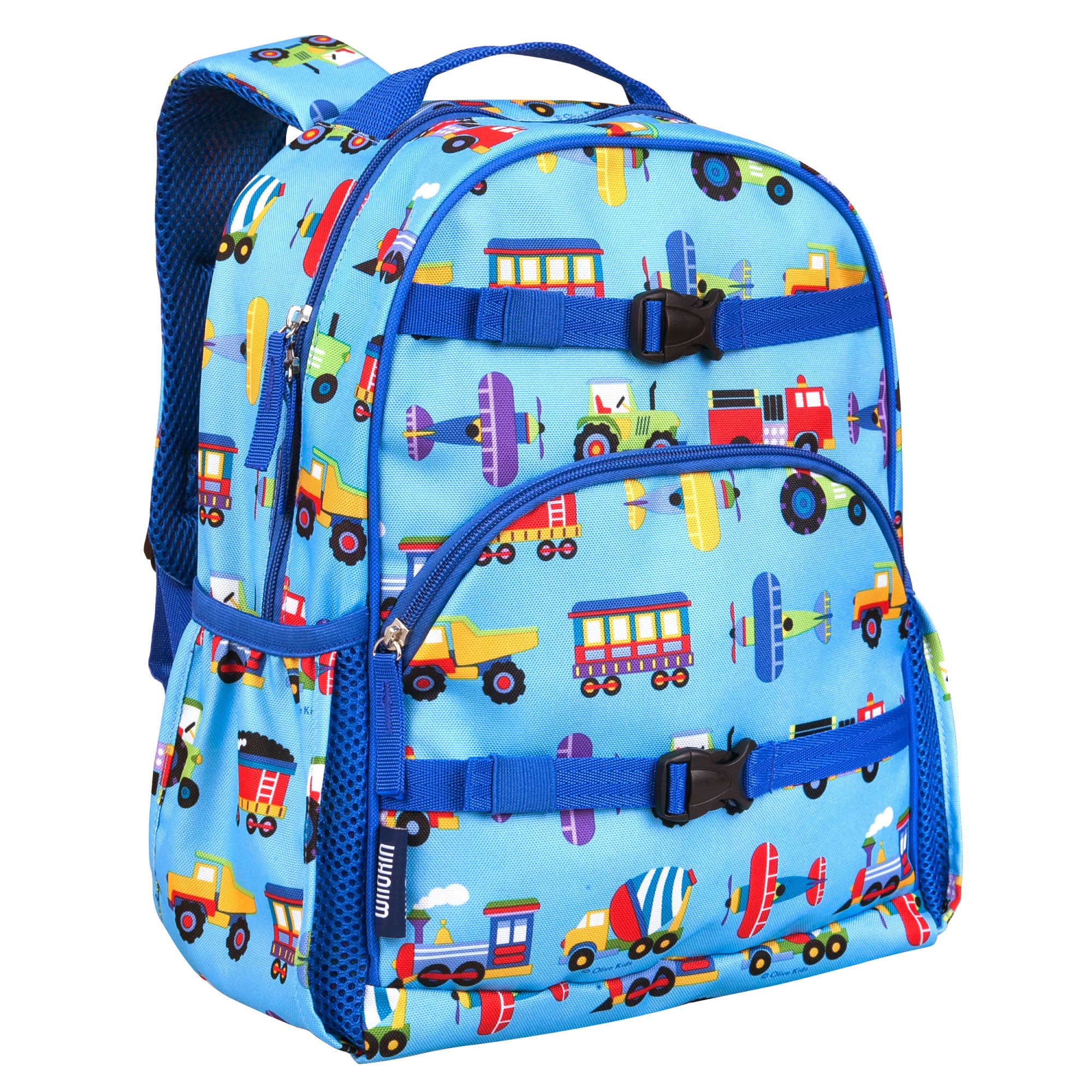 Wildkin Rodeo Backpack Trains, Planes & Trucks ECO Backpack – Wildkin