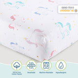 Unicorn 100% Cotton Flannel Sheet Set