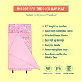 Rainbow Unicorns Microfiber Toddler Nap Mat