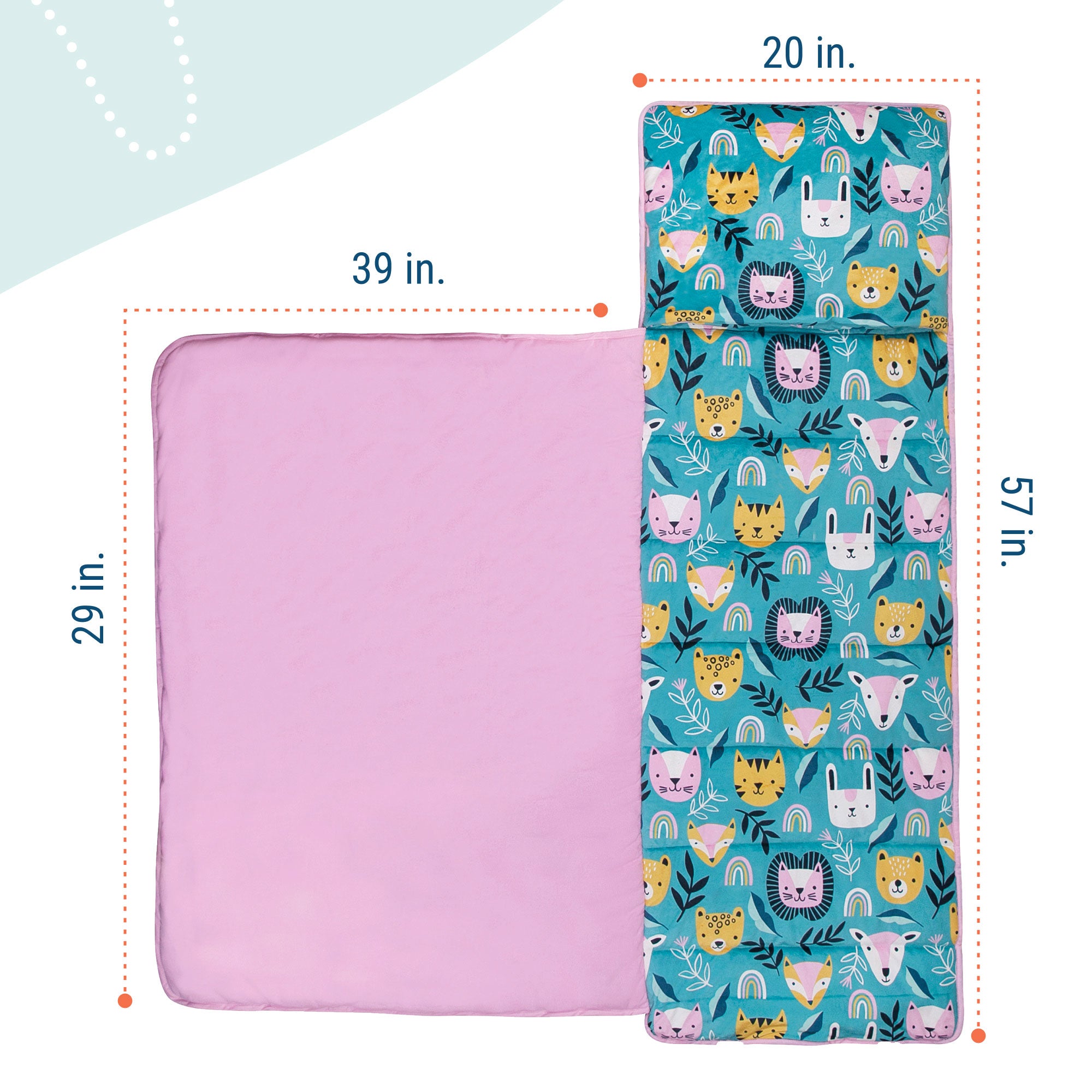 Party Animals Plush Nap Mat