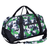 Green Camo Overnighter Duffel Bag