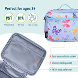 Butterfly Garden Blue Lunch Box