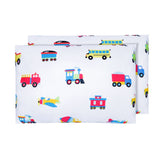 Trains, Planes & Trucks Microfiber Pillowcases - Toddler (2 pk)