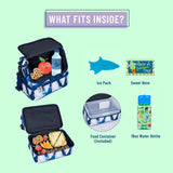 Sharks Two Compartment Lunch Bag