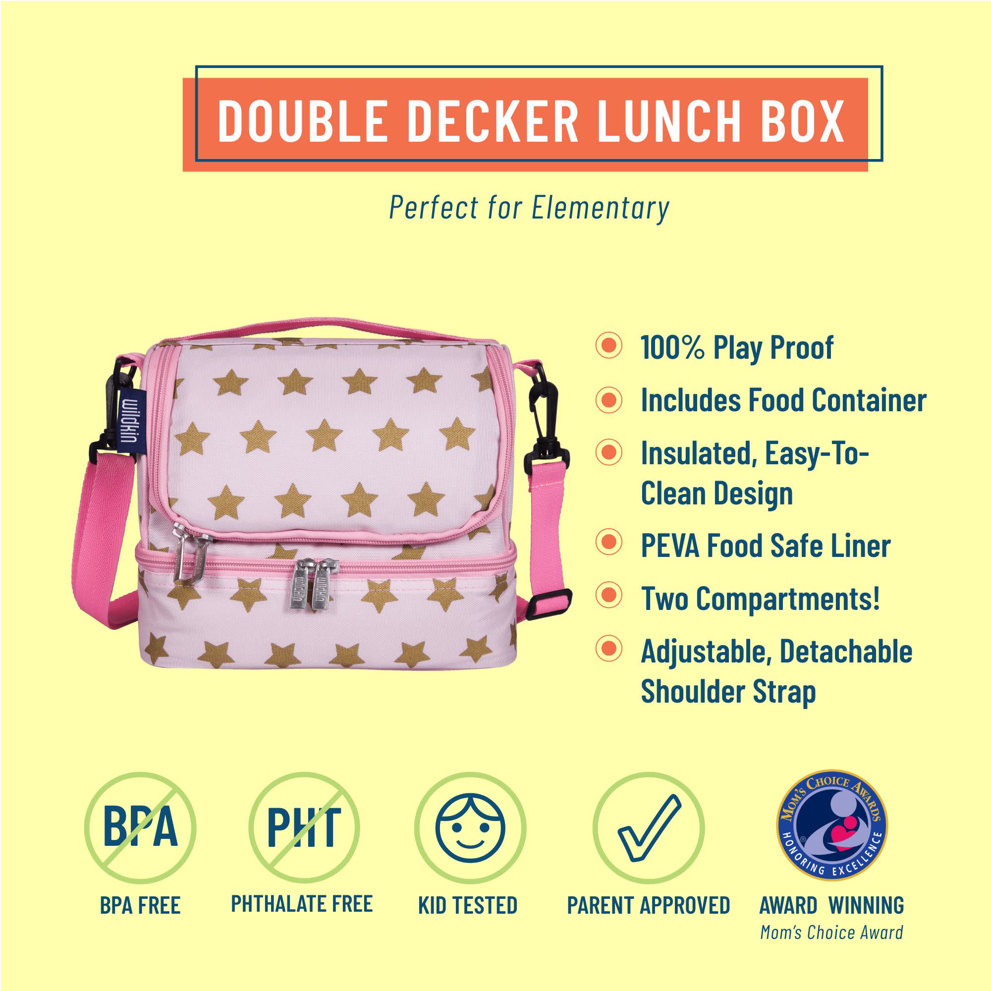  Wildkin Two Compartment Insulated Lunch Bag for Boys