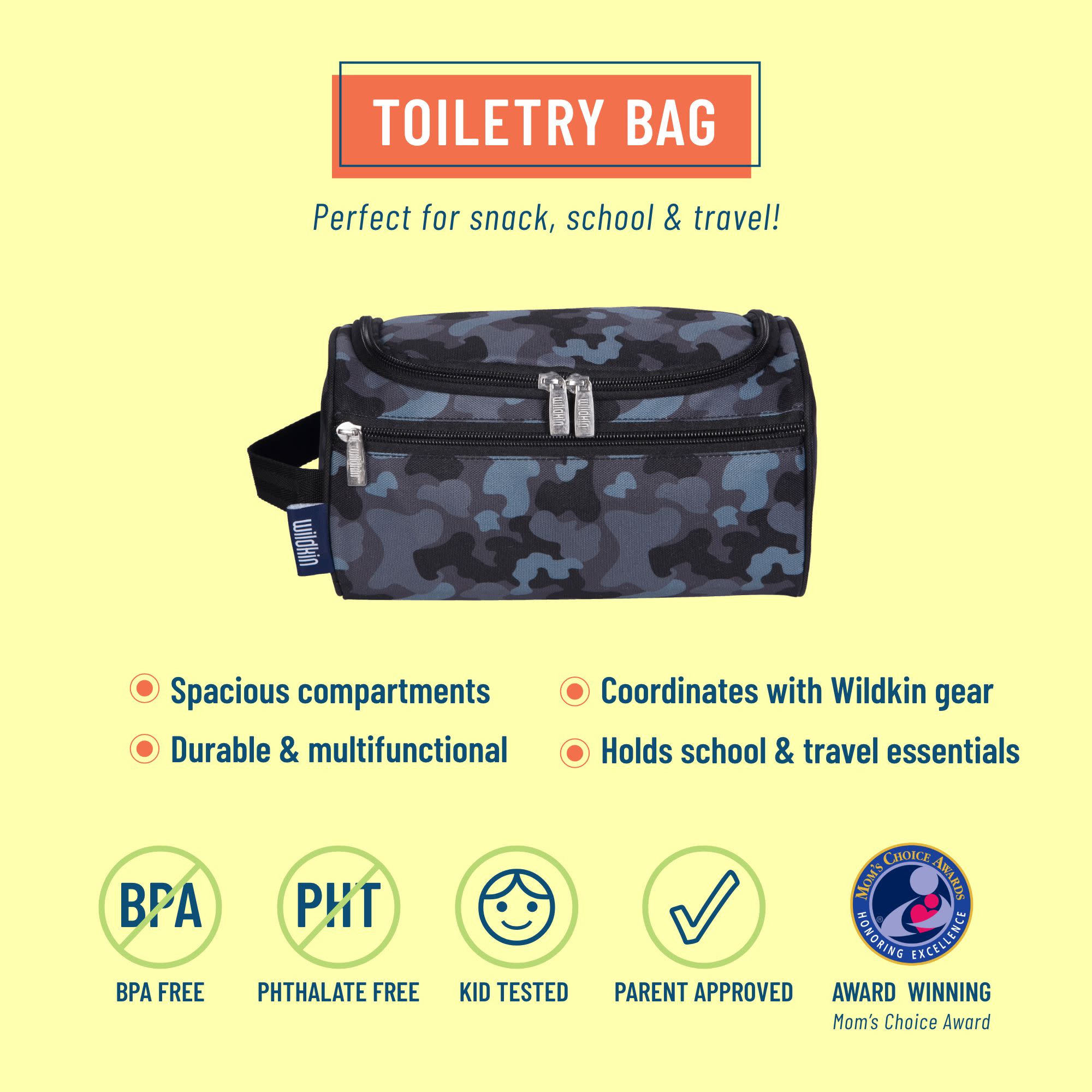 Black Camo Toiletry Bag