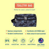 Black Camo Toiletry Bag