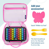 Clear w/ Pink Trim Lunch Box