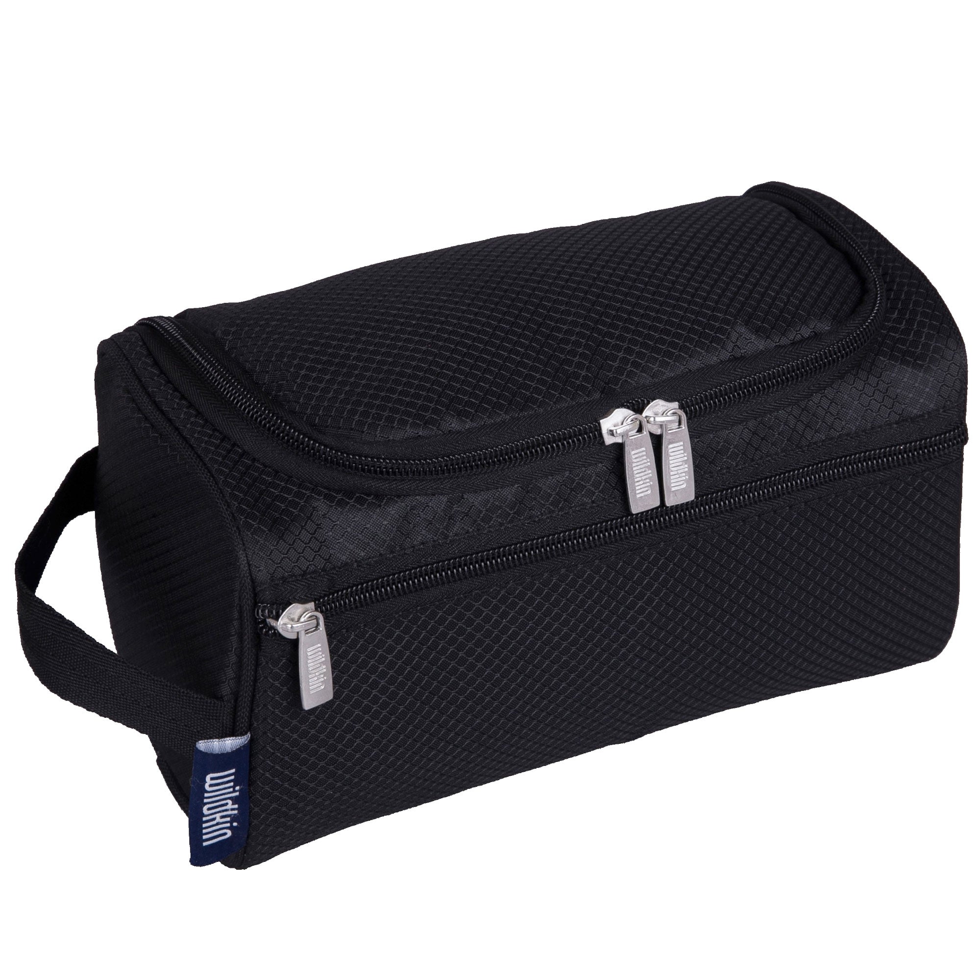 Rip-Stop Black Toiletry Bag