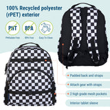 Black and White Checkered ECO rPET Next Gen Backpack - 18L