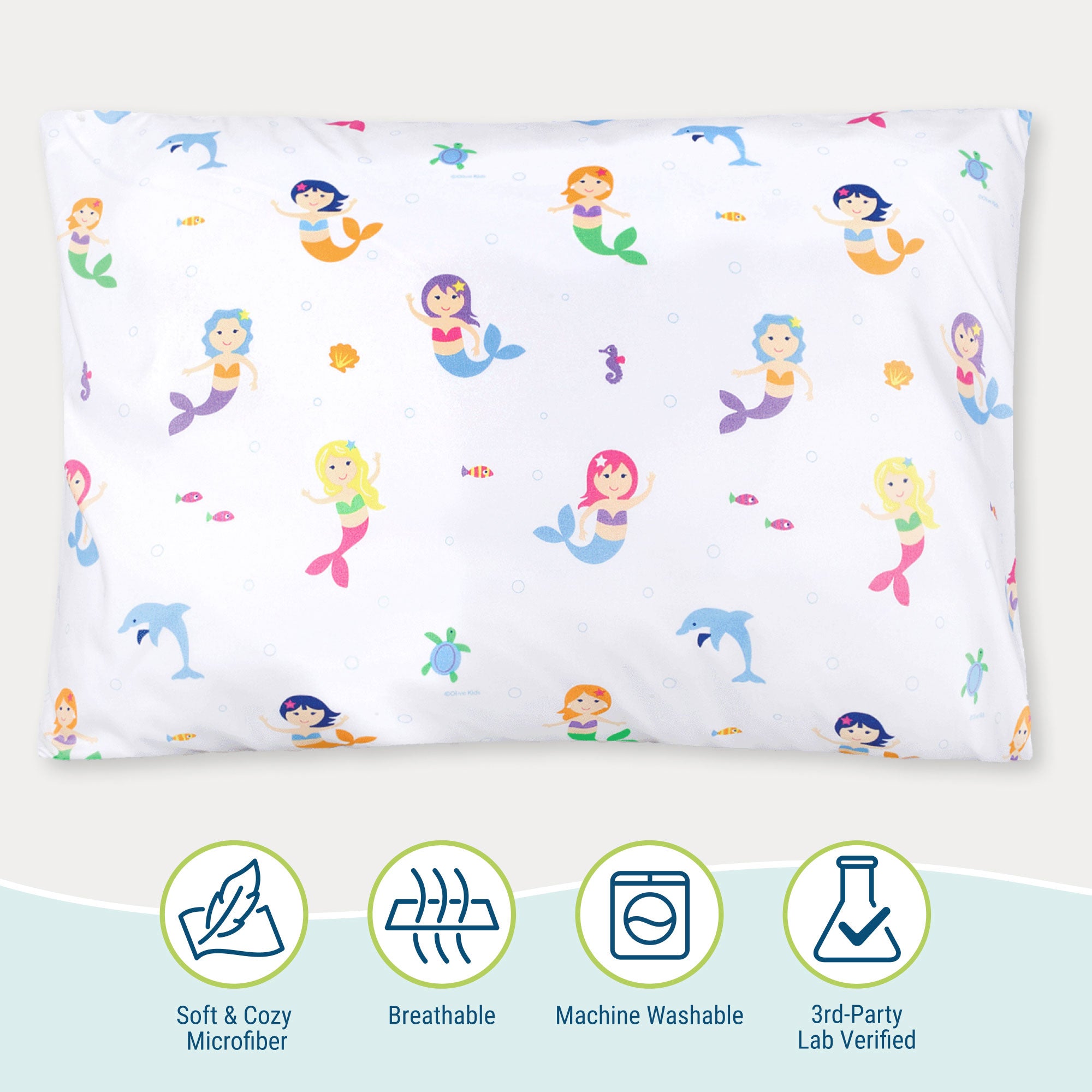 Mermaids Microfiber Pillowcase - Standard