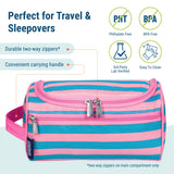 Pink Stripes Toiletry Bag