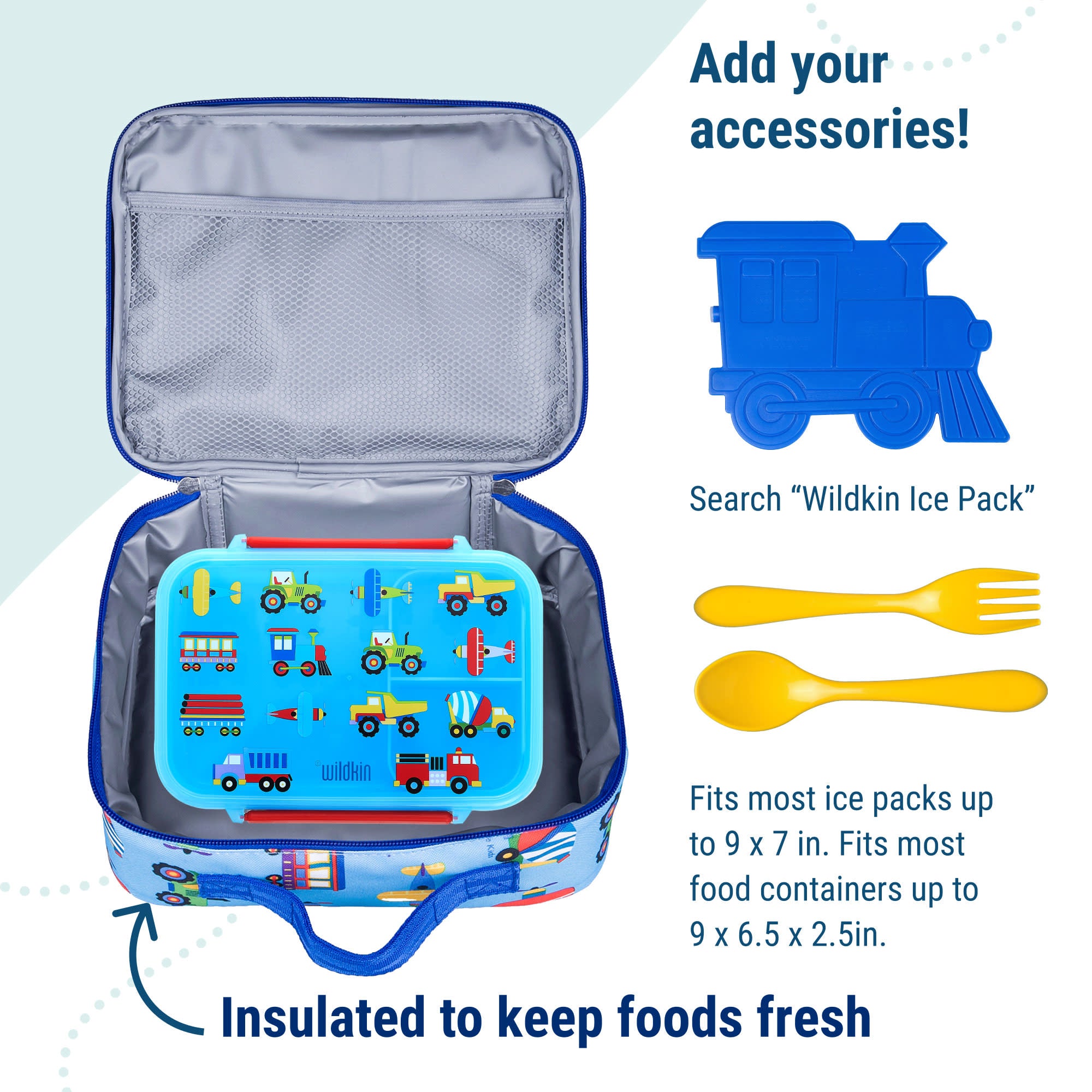 Trains, Planes & Trucks Lunch Box