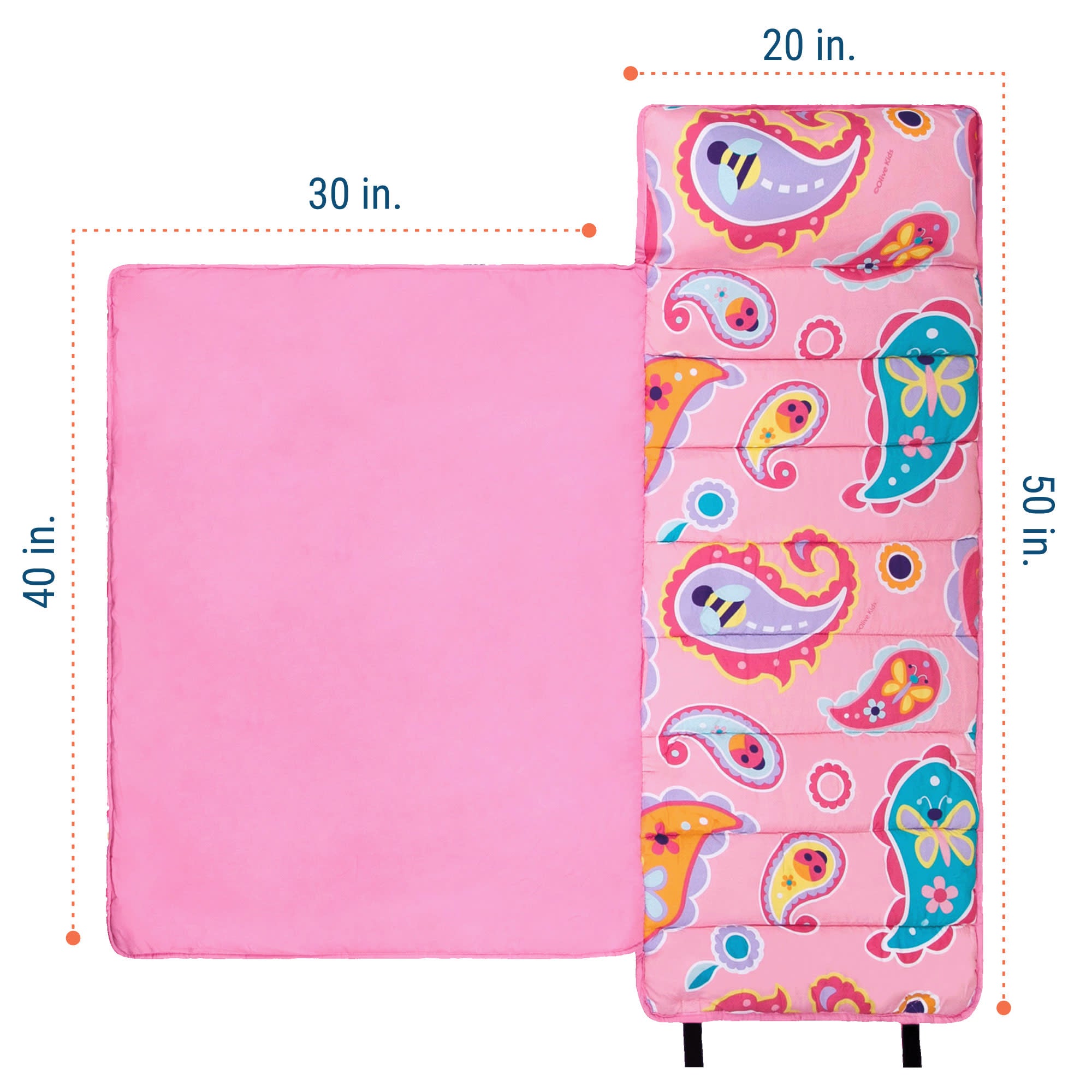 Paisley Microfiber Kids Nap Mat