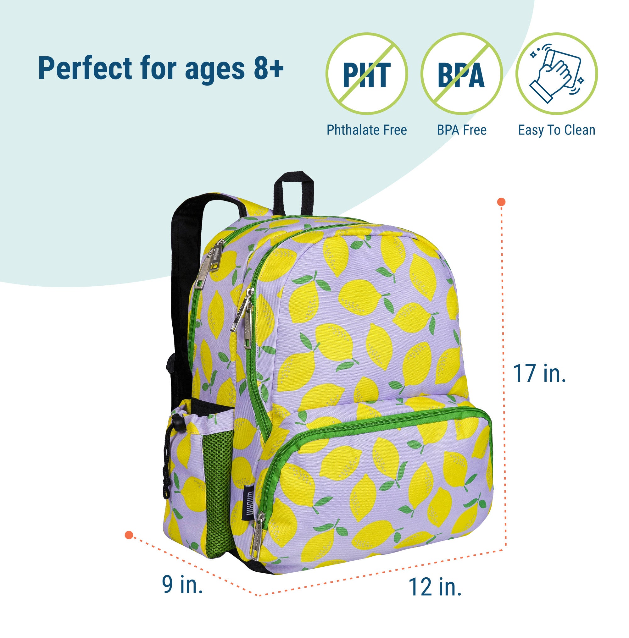 Lilac Lemonade 17 Inch Backpack