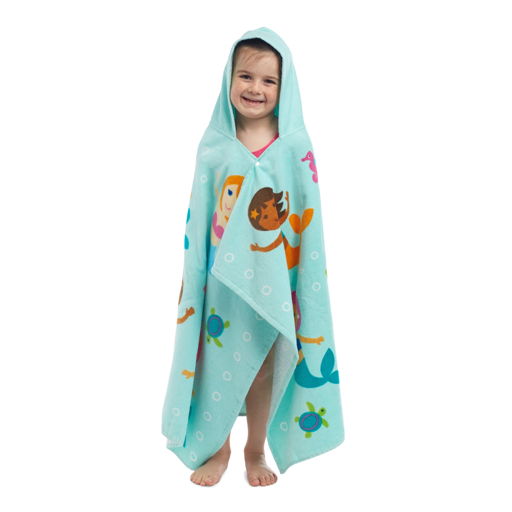 Mermaids Hooded Beach Towel