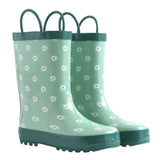 Daisy Dots Rubber Rainboots