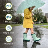 Daisy Dots Rubber Rainboots