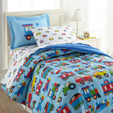Trains, Planes & Trucks 100% Cotton Flannel Sheet Set - Twin