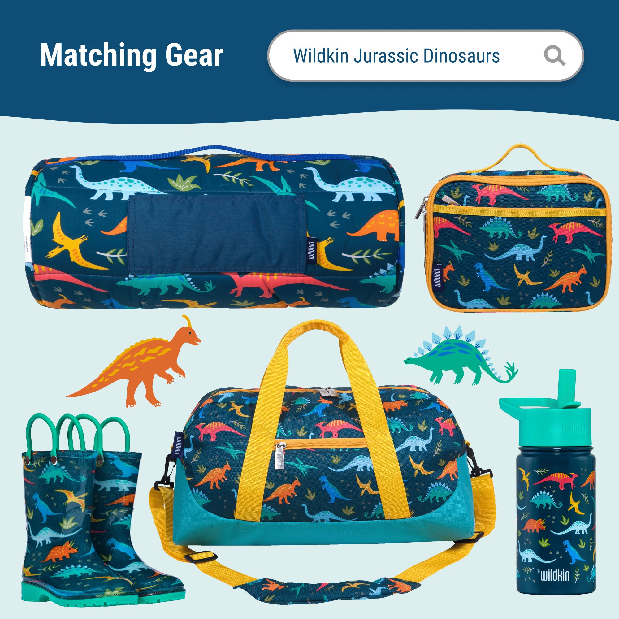 Jurassic Dinosaurs 17 inch Backpack