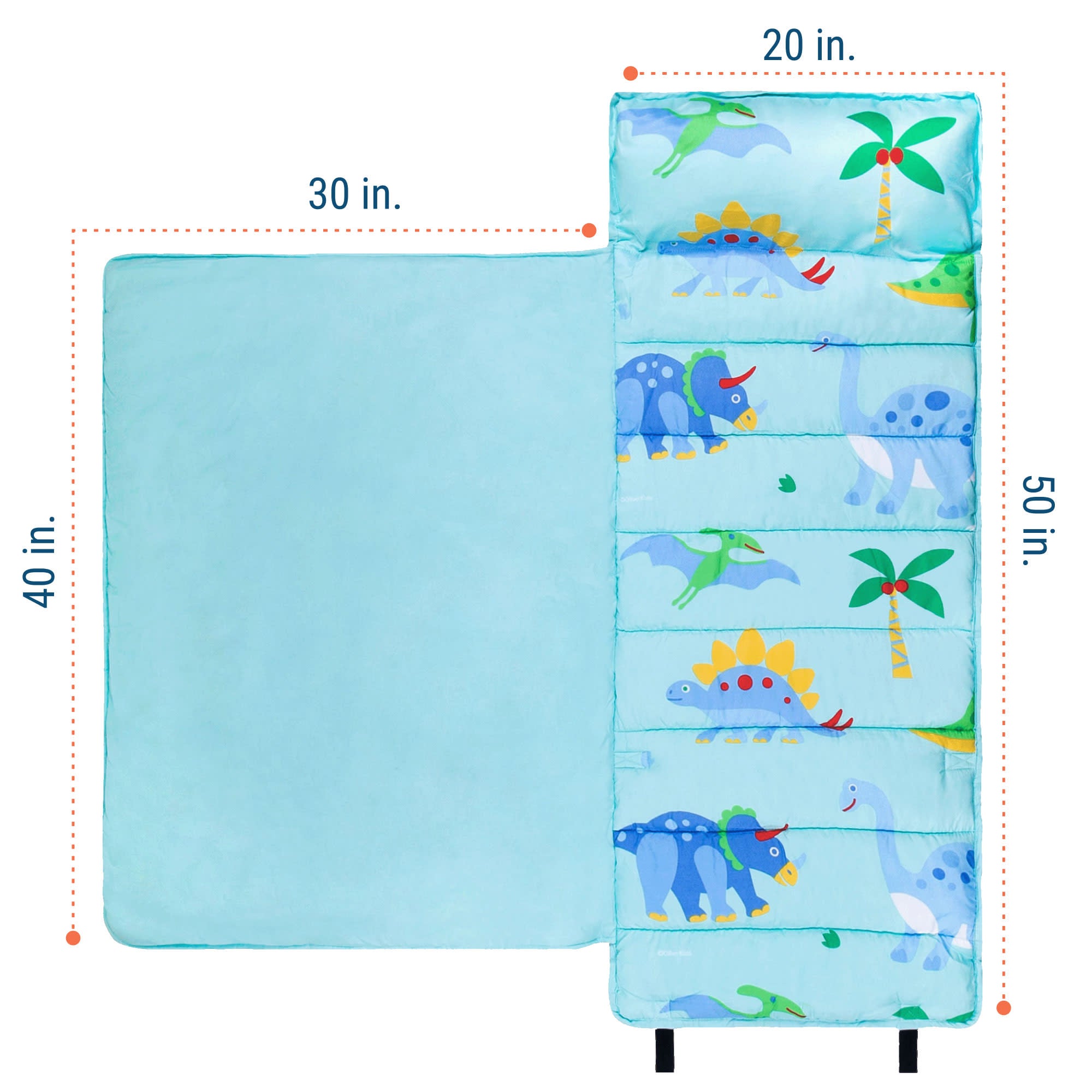 Dinosaur Land Microfiber Kids Nap Mat