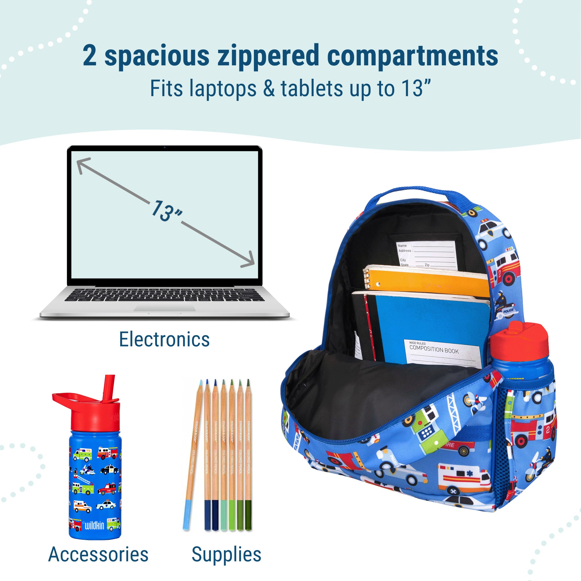 Heroes ECO rPET Next Gen Backpack - 15 Inch / 12L