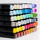 Permanent Marker Set, Assorted Colors & Tips (60 Pack, Multicolor)