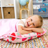 Strawberry Patch Microfiber Toddler Nap Mat