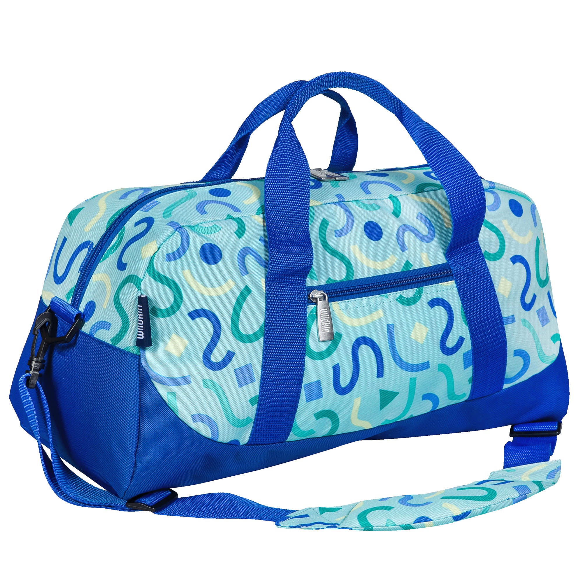 Confetti Blue Overnighter Duffel Bag