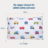 Trains, Planes & Trucks 100% Cotton Percale Pillowcase