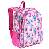 Llamas and Cactus Pink 15 Inch Backpack