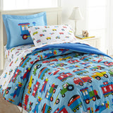 Trains, Planes & Trucks 100% Cotton Sheet Set - Full
