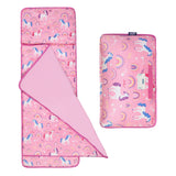 Rainbow Unicorns Plush Nap Mat